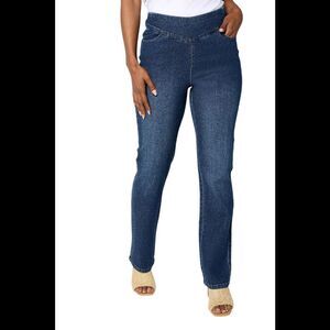 Brandis Women's Dress Out Loud De Novo Denim Straight Leg Dark Indigo - Tall